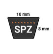 SPZ812 Smal kilerem Optibelt SK S=C Plus 10x812 (Ld) - Remlagret.se